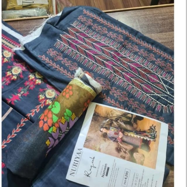 3 pcs nuriyaa khaddar collection