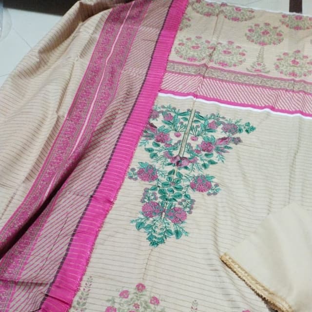 Khaadi slub lawn